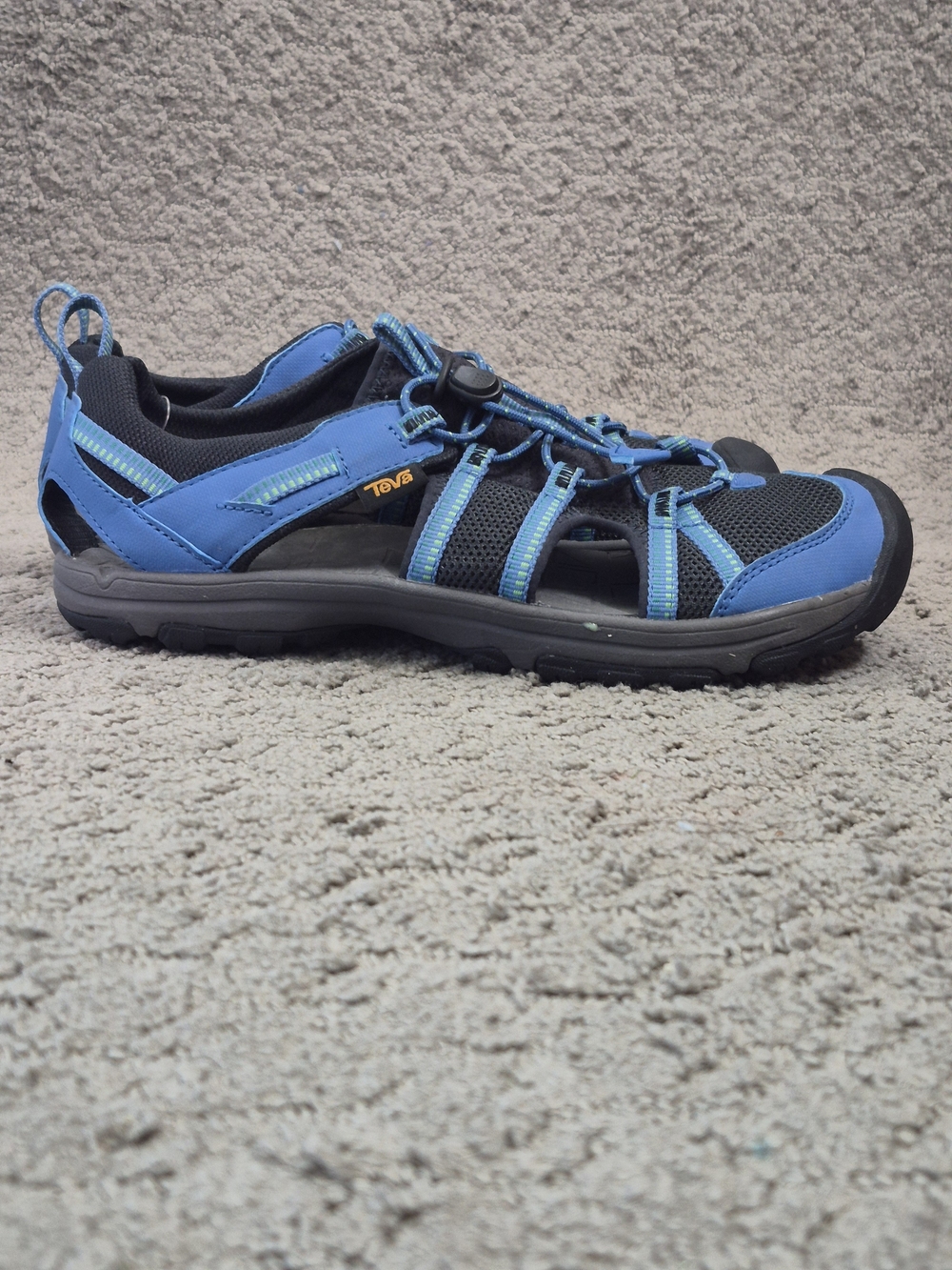Teva Kids Blue and Black Manatee Sport Sandal Size 6